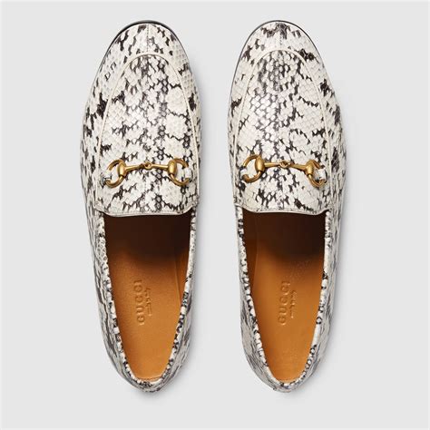 gucci black loafer women|Gucci snakeskin loafers.